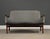 A mid century modern original solid teak two seater grey NV-53 sofa settee designed by Finn Juhl and expertly executed for...
