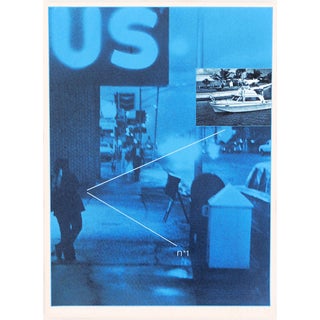 Jacques Monory, American Dream, Original Signed Silkscreen Print For Sale