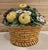 Vintage Majolica Fruit Basket Centerpiece For Sale - Image 4 of 5