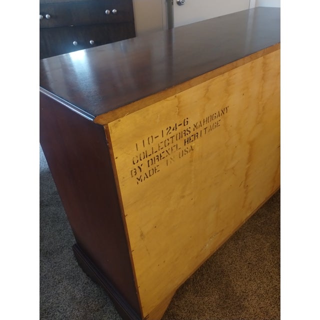 1970s Drexel Heritage 11 Drawer Dresser For Sale - Image 5 of 6