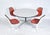 Mid-Century Modern Mid-Century La Fonda Dining Chairs and Table by Charles and Ray Eames for Herman Miller, 1961, Set of 5 For Sale - Image 3 of 18