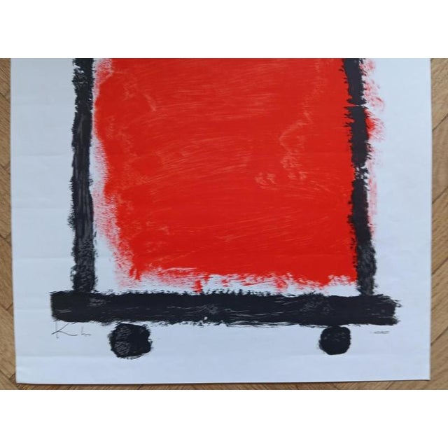 Original Paul Klee Exhibition Poster, Galerie Flinker, Paris, 1974 For Sale - Image 4 of 9
