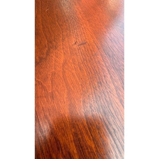 Early 20th Century Antique Octagonal Pedestal Dining Table on Casters For Sale - Image 16 of 16