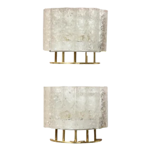 1960's Tube Sconces by Doria - A Pair