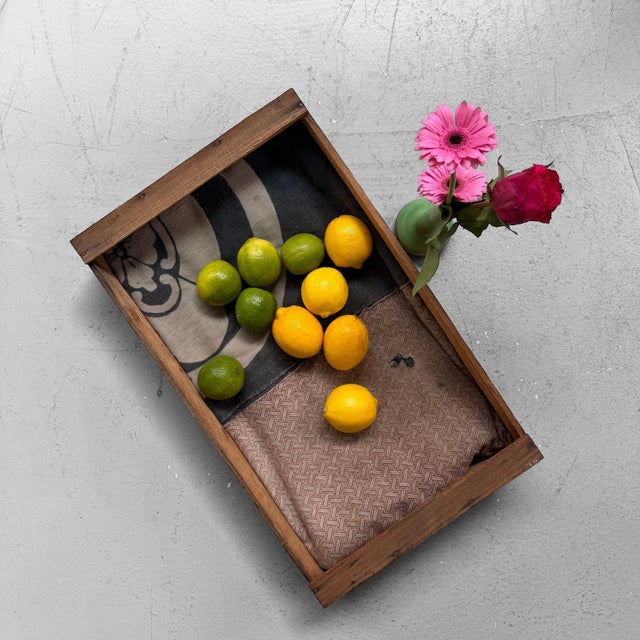 Japanese Miyagi Shōwa Wooden Fisheries Crate, 1960 For Sale - Image 9 of 11