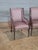 Store Item: Pair of Mahogany Sheraton Style Arm Chairs w Tapestry Designer Silk Fabric Description: Chairs feature a fine...