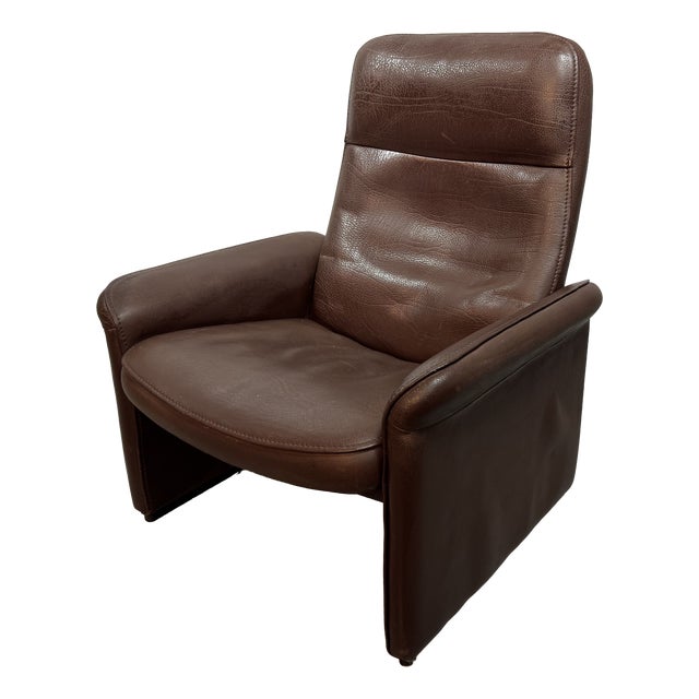 Mid-Century Model DS-50 Lounge Chair in Brown Leather from de Sede, Switzerland, 1970s For Sale
