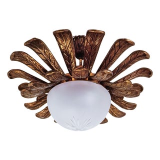 Ceiling Lamp in the style of Maison Jansen, France, 1950s For Sale