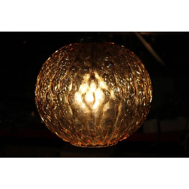 1950s Italian Murano Brass Chandelier from Venini, 1950s For Sale - Image 5 of 16