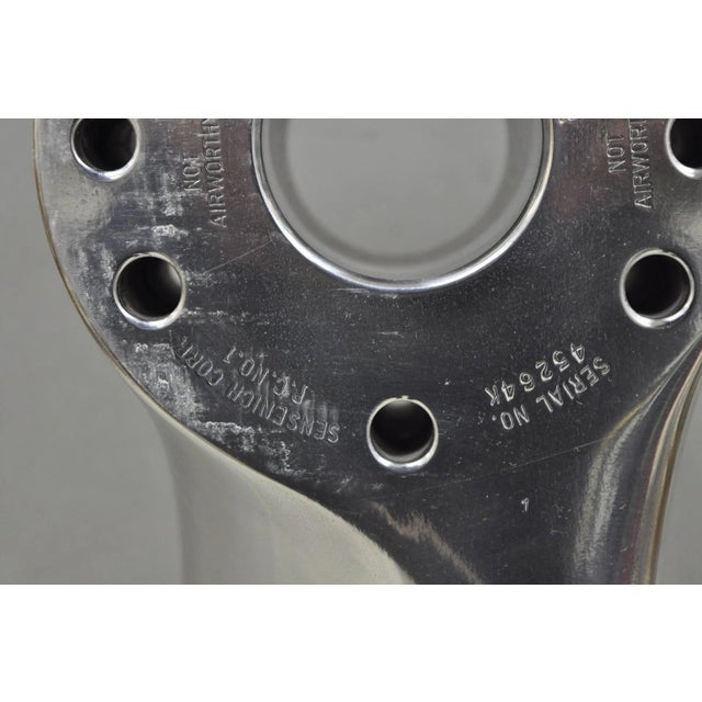 Metal Sensenich Fixed Pitch Polished Aluminum 76" Propeller Blade "Not Airworthy" (A) For Sale - Image 7 of 18