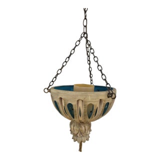 Mid Century Ceramic Lantern For Sale