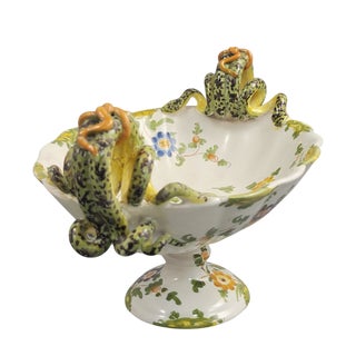 Majolica Vase from Ulisse Cantagalli, Florence, Italy, 1880 For Sale