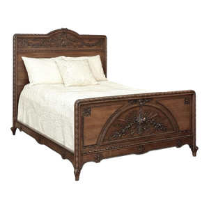19th Century French Louis XVI Walnut Bed