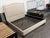Contemporary California King Restoration Hardware Lathem Upholstered Bed Frame For Sale - Image 3 of 12