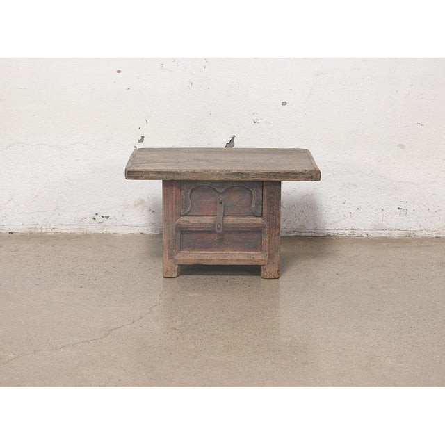 Vintage Chinese Elm Small Cabinet For Sale - Image 4 of 5