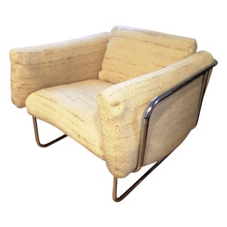 Hans Eichenberger Chrome Lounge Chairs - A Pair For Sale