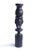 Offered is a chic hand turned and carved African ironwood candlestick holder with an elephant detail. The wood appears to...