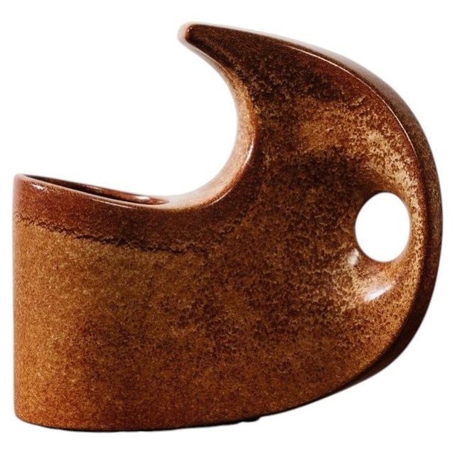 Bertoncello 977 Glazed Ceramic Vase by Roberto Rigon, 1970 For Sale - Image 15 of 15