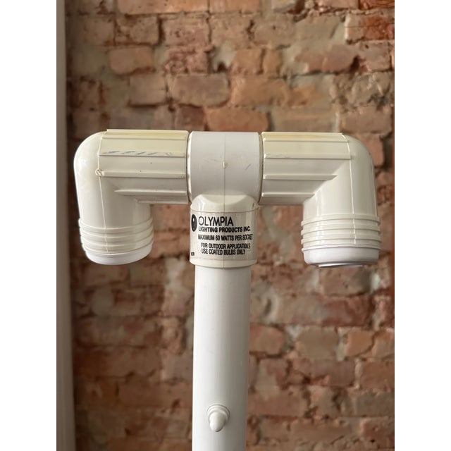 This is a 1970s collectible indoor/outdoor lamps reflect for a screened in porch. Plug in cords are thick rubber with...