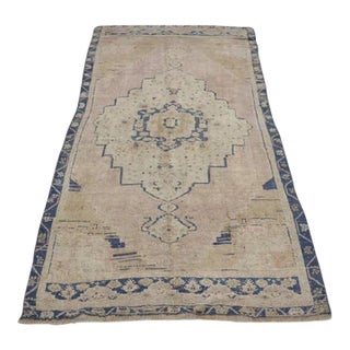 1960s Oushak Small Area Carpet For Sale