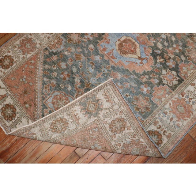 Early 20th Century Zabihi Collection Persian Malayer Accent Rug For Sale - Image 5 of 10