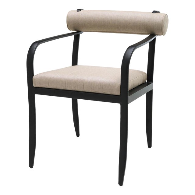 Ashley Childers x SURYA Antibes Dining Chair Cream For Sale