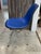 Vintage Blue Vinyl and Fiberglass Chair by Charles and Ray Eames for Herman Miller, 1950s For Sale - Image 10 of 18