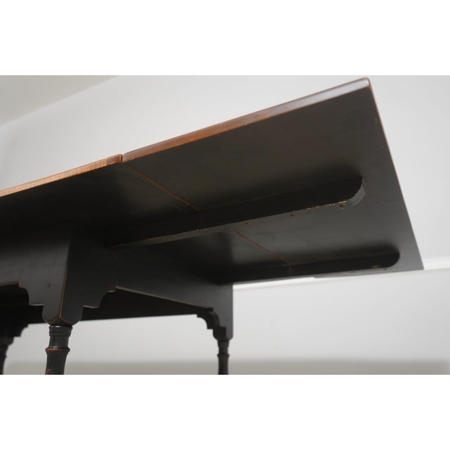 Eldred Wheeler Attributed Benchmade Tiger Maple Dining Tavern Table For Sale - Image 18 of 18