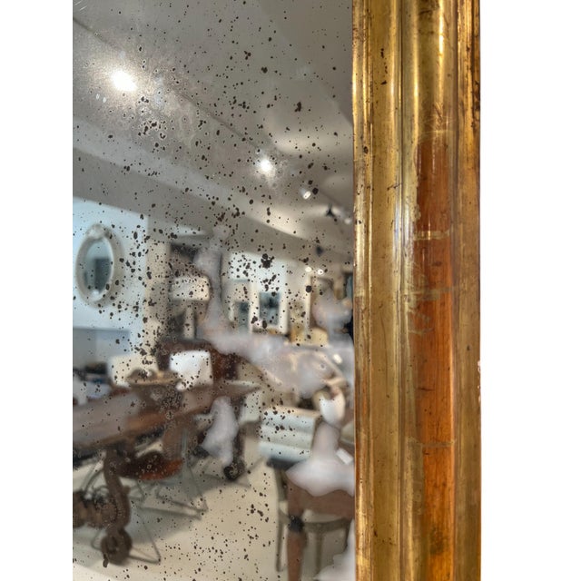 Italian Italian 19th Century Louis Philippe Dore Mirror For Sale - Image 3 of 5