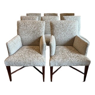Dining Chairs S/8 Attributed/Styled After Thomas Pheasant by Baker Furniture For Sale