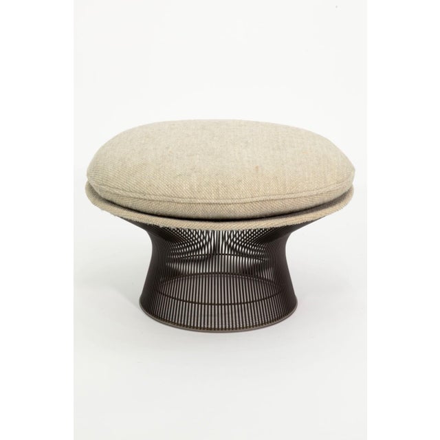 Knoll Warren Platner for Knoll Mid Century Lounge Chair and Ottoman For Sale - Image 4 of 10