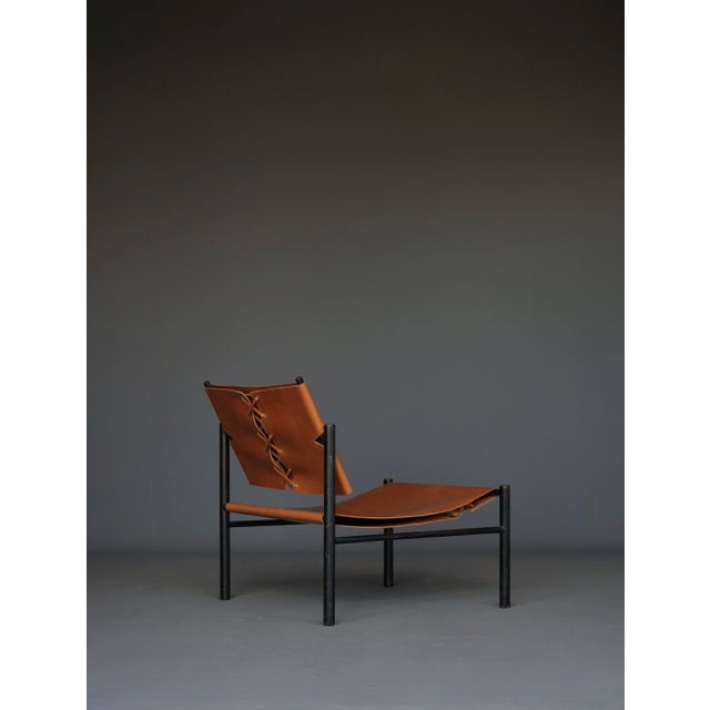 Lounge Chair in Metal and Leather from Wim den Boon, 1960s For Sale - Image 10 of 18