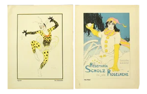 1922 Original German Art Deco Poster, Der Salamander; Film Plakat (Recto/Verso)
