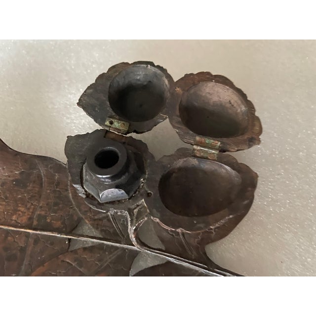 Vintage Inkwell in Walnut For Sale - Image 3 of 6