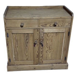 Antique Pine Sideboard / Cupboard From England For Sale