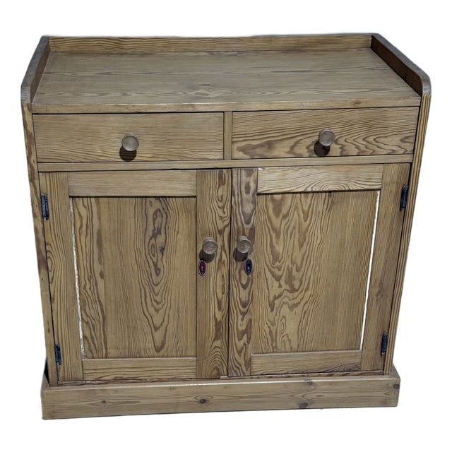 Antique Pine Sideboard / Cupboard From England For Sale