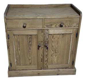 Antique Pine Sideboard / Cupboard From England