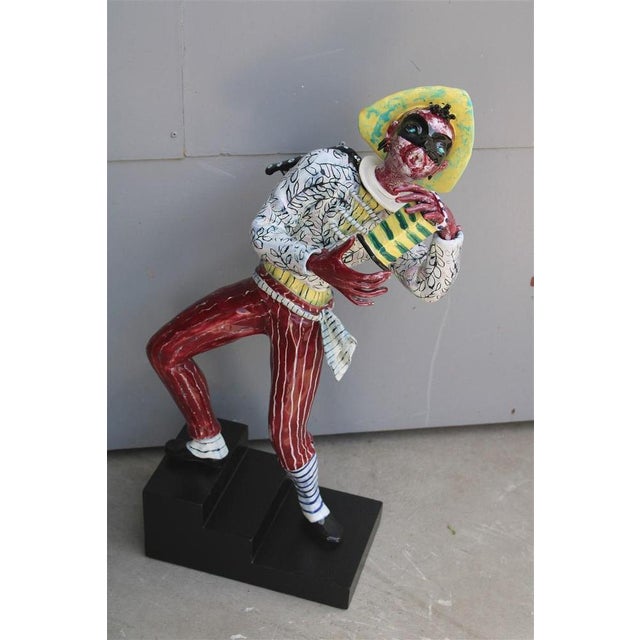 Pantalone Carnival Ceramic Sculptue by Otelo Rosa for Sanpolo Venezia For Sale - Image 16 of 16