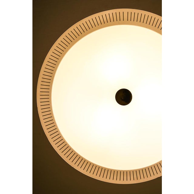 Metal Ceiling Lamp in Brass and Glass from Lisa Johansson-Pape, 1950s For Sale - Image 7 of 10