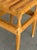 Wood Vintage Butcher Block Top Side Table For Sale - Image 7 of 13