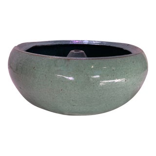 Mid 20th Century Glazed Ceramic Hose Pot For Sale
