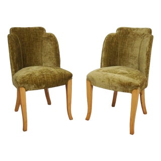 Art Deco Cloud Chairs by Harry & Lou Epstein, 1930s, Set of 2 For Sale