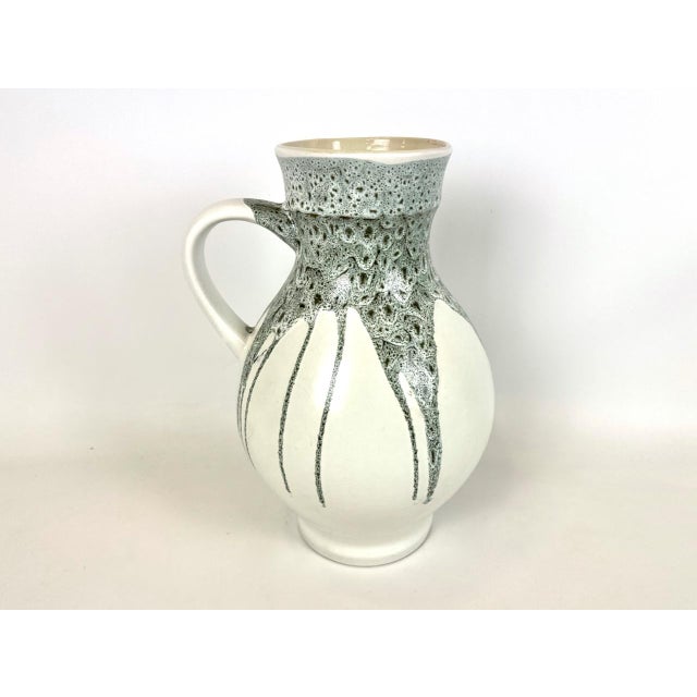 Mid-Century Modern Fat Lava Vase from Teplice Ceramic Workshops, 1960s For Sale - Image 4 of 9