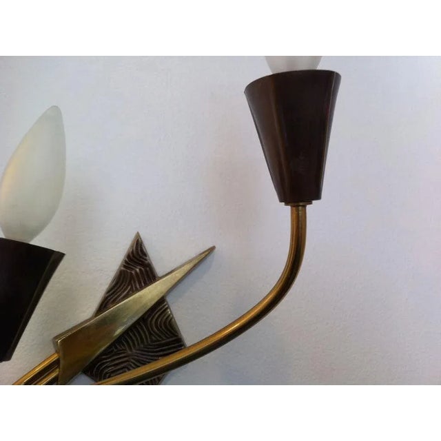 Pair of French 1970s Appliques or Sconces For Sale In New York - Image 6 of 11