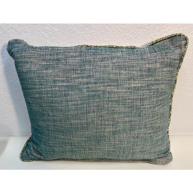 Pair of Bolster Pillows With a Colorful Duck Print - Made in U K For Sale - Image 9 of 10