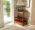Vintage Burl Wood Canterbury and Etageres Side Table For Sale - Image 9 of 12