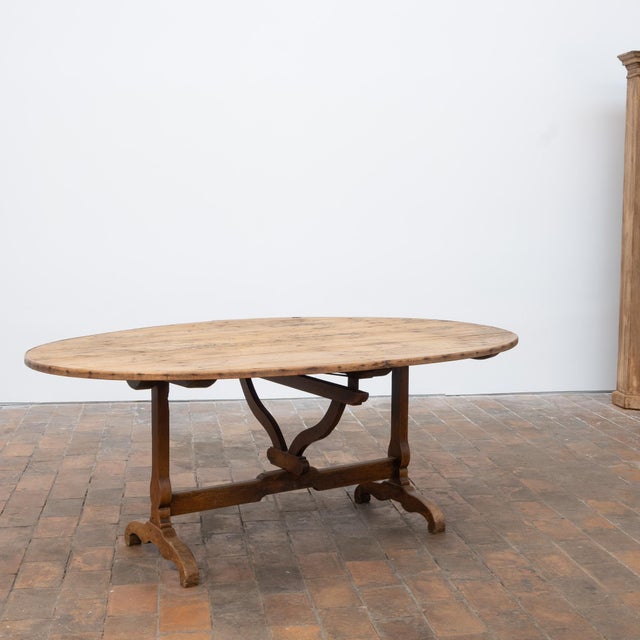 Large Antique Winegrowers Table, 1780 For Sale - Image 10 of 10