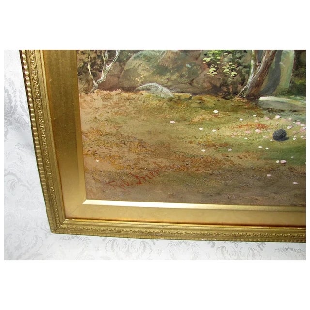 Antique Scottish Gouache Watercolor Painting Robert Frier 19th Century For Sale - Image 4 of 12