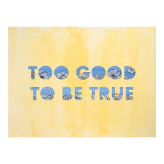 Too Good to Be True, 2021 Original Collage by Emily Hoerdemann For Sale