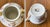 1950s Vintage Limoges Ch Field Haviland Cream & Sugar Bowl Set, Finest French Ivory China with Rose Pattern For Sale - Image 5 of 13